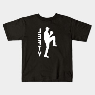 Baseball Lefty Left Handed Pitcher Funny Baseball Pitching Gifts Kids T-Shirt